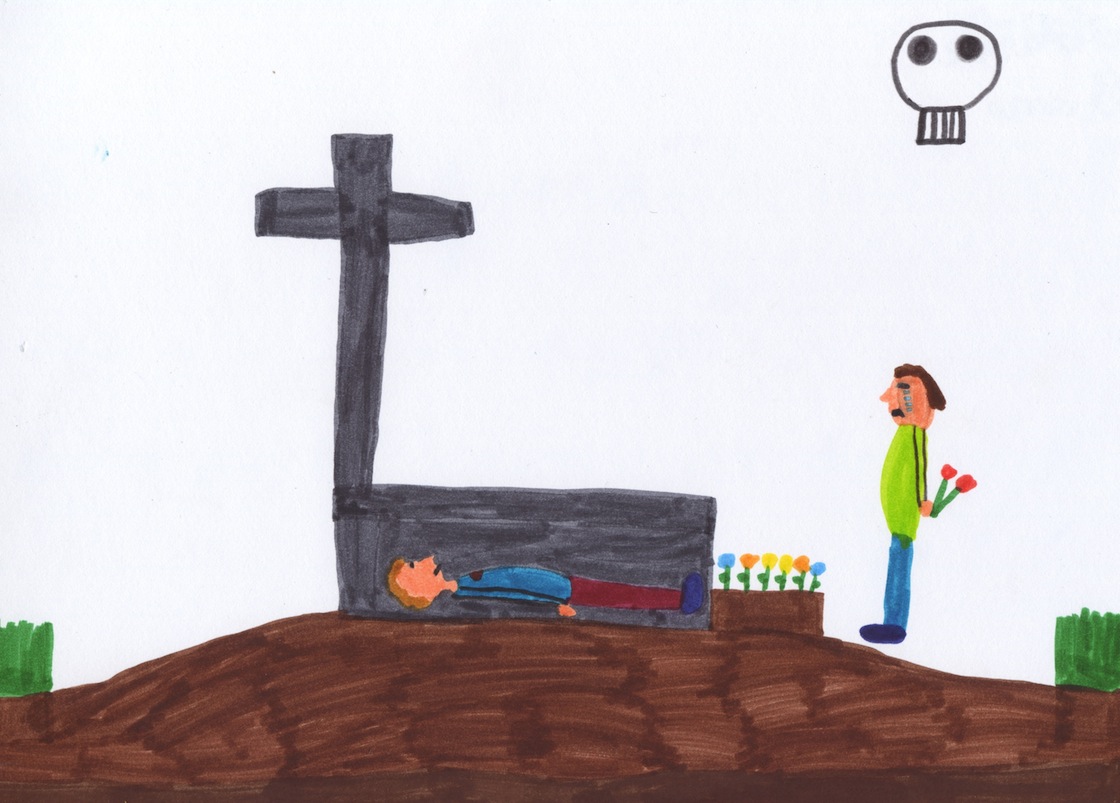 La mort by Adèle, 8 ans